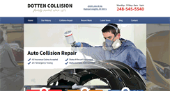 Desktop Screenshot of dottencollision.com