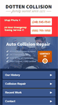 Mobile Screenshot of dottencollision.com